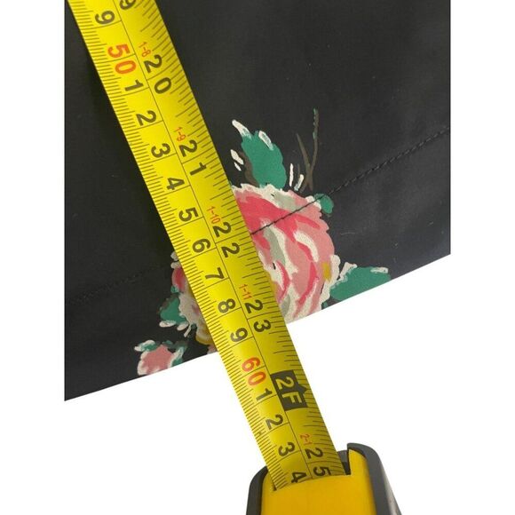 Boden Womens Top Blouse Shirt UK 14 US 10 Black Floral 3/4 Sleeve T1101 NWT - Picture 10 of 11